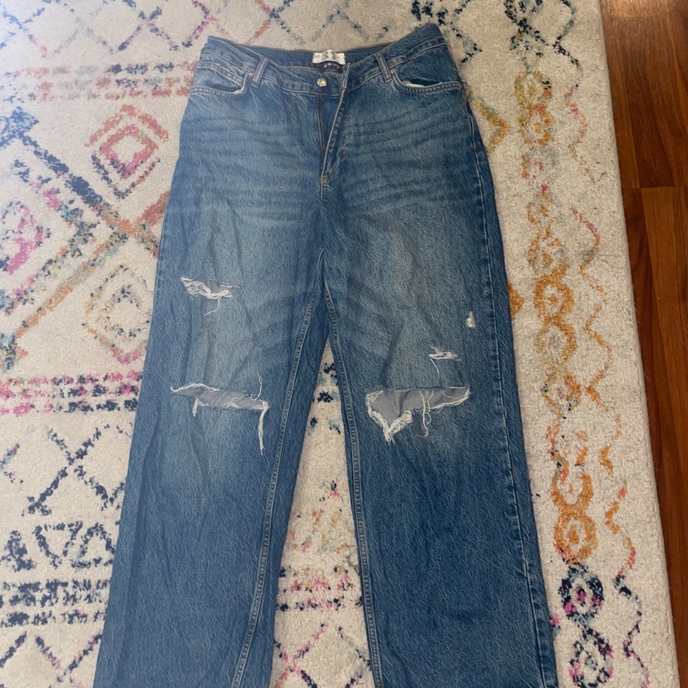 Free People Wide Leg Jeans